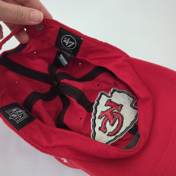 Kansas City Chiefs‎ Womens Ballcap Hat Signed Autograph Sequin Red Football NFL main image 6